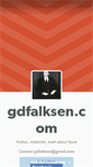 Mobile Screenshot of gdfalksen.com